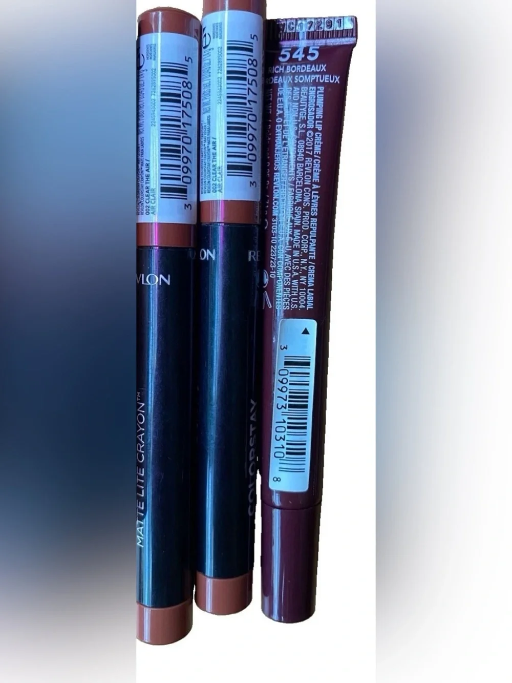 REVLON Multi-Finish 10pc Lipstick Lot Browns/Nudes ~Matte, Gloss, Crayon, Liquid